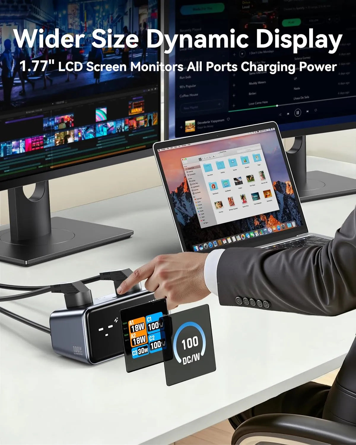 MOKiN 100W 8-in-1 GaN Charging Station to Declutter Your Desk and Power All Your Devices