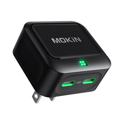 MOKiN Mini 40W Dual USB-C Wall Charger
