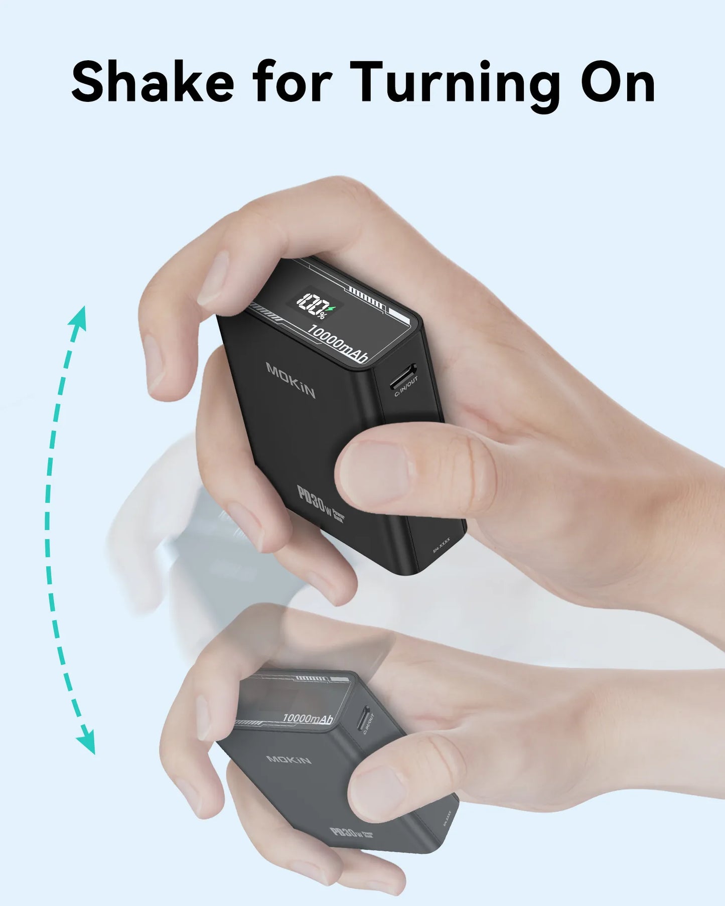 MOKiN Fast Charging Portable Power Bank |  10000mAh 30W