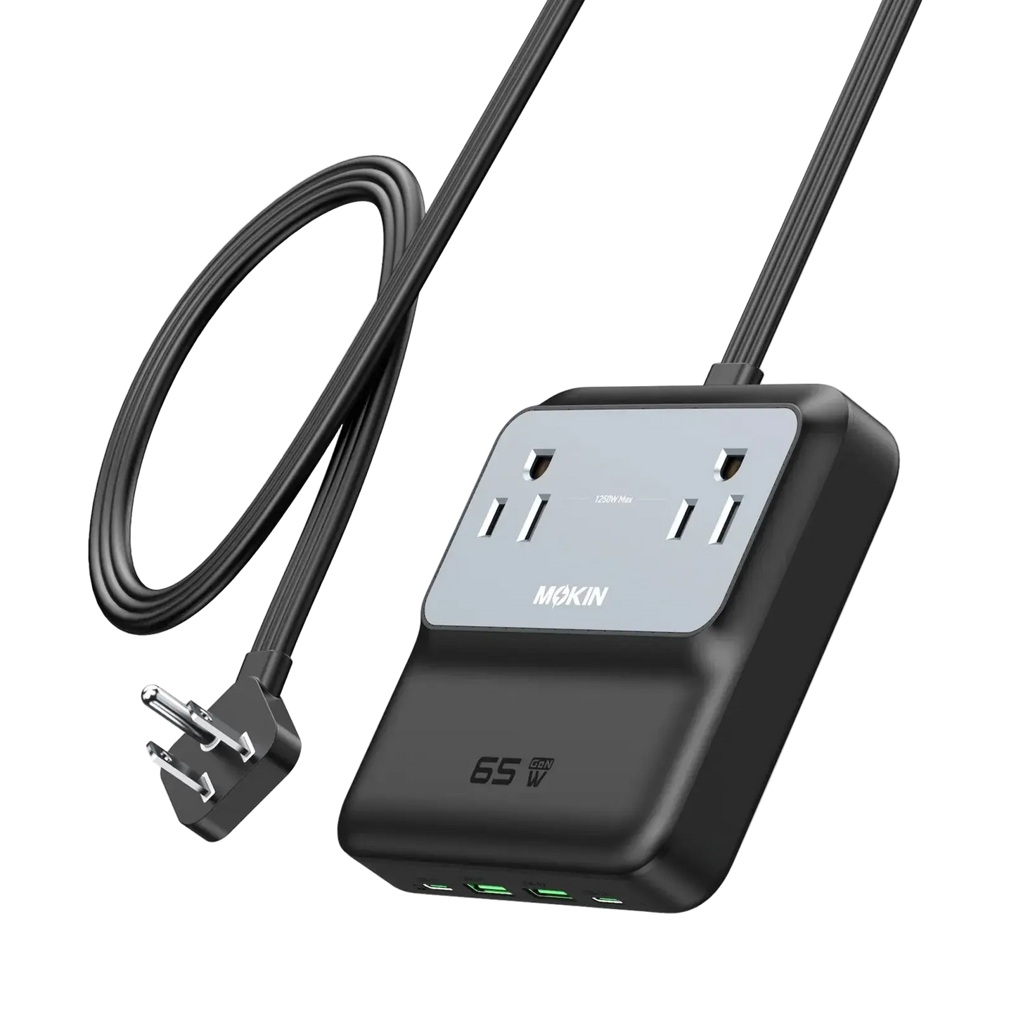 MOKiN 65W 6-in-1 Charging Station for a Cleaner and More Organized Desk Setup