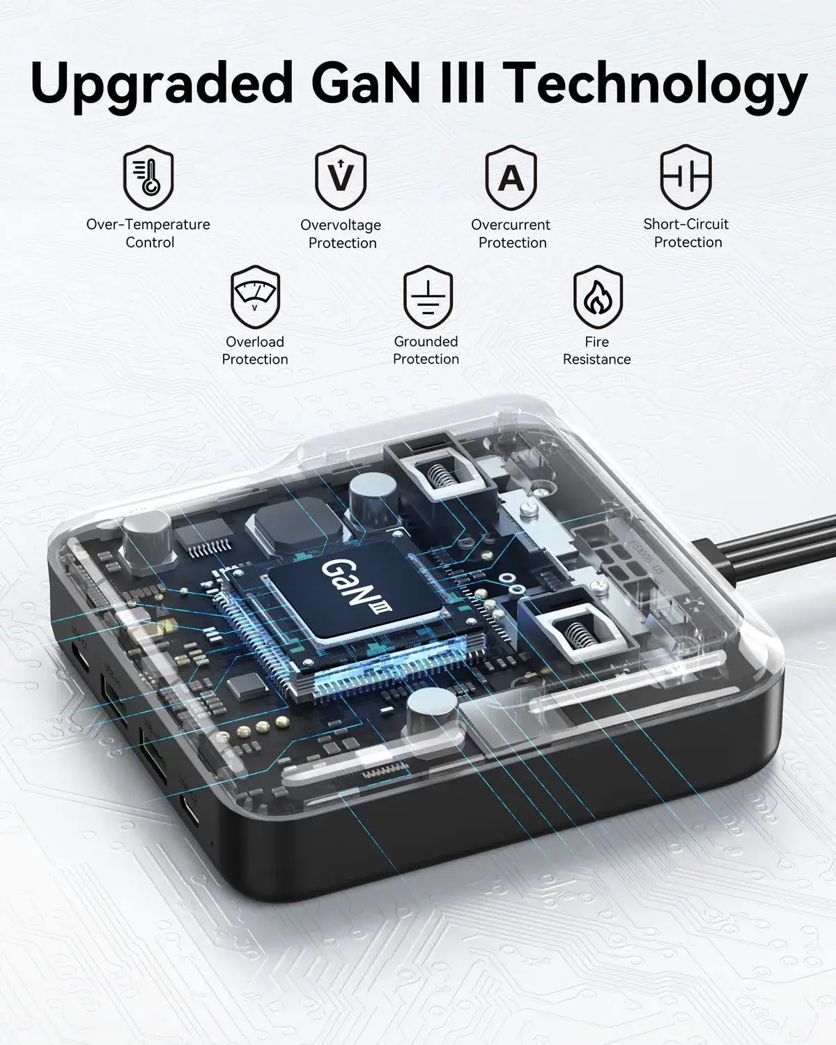 MOKiN 65W 6-in-1 Charging Station for a Cleaner and More Organized Desk Setup