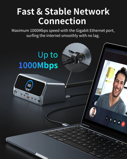 MOKiN 13-in-1 Docking Station with Smart Display to Boost Productivity and Simplify Your Workspace