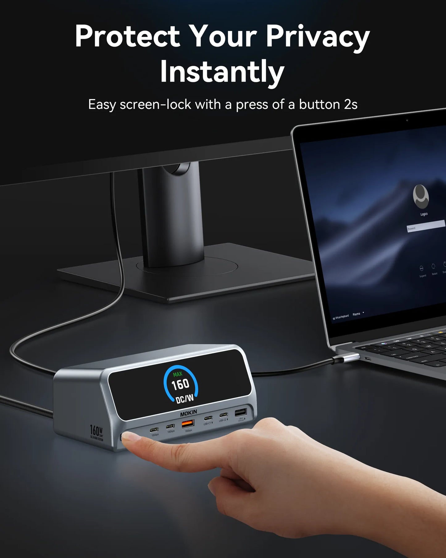 MOKiN 13-in-1 Docking Station with Smart Display to Boost Productivity and Simplify Your Workspace