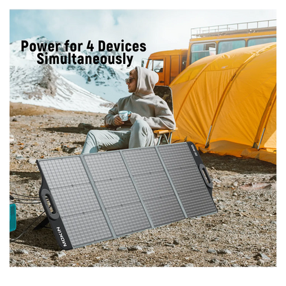 MOKiN 120W Foldable Solar Panel with Adjustable Kickstand