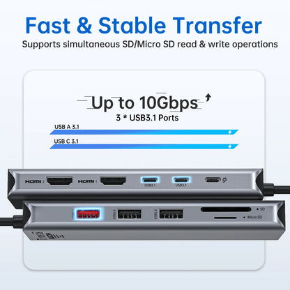 MOKiN 13 IN 1 USB-C Multifunctional Docking Station