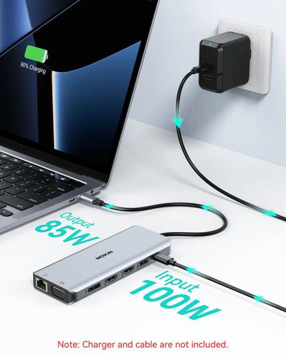 MOKiN 13-in-1 USB-C Dock Expands Your Laptop to 4 Monitors for Maximum Productivity