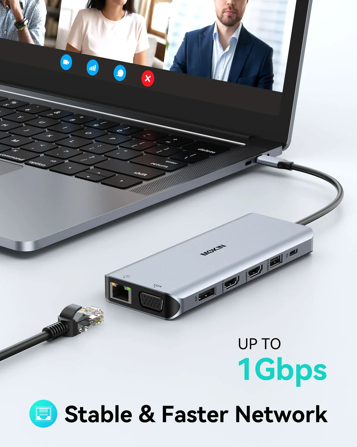 MOKiN 13-in-1 USB-C Dock Expands Your Laptop to 4 Monitors for Maximum Productivity