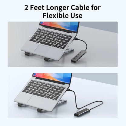 MOKiN 5-Port Ultra Slim USB 3.0 Data Extender
