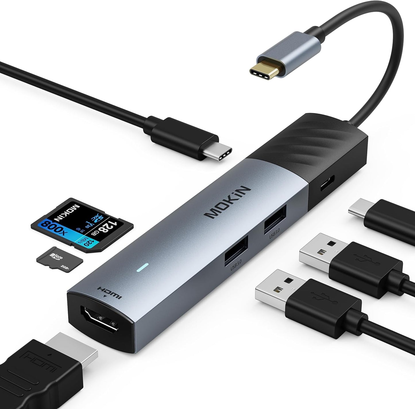 MOKiN 7 in 1 USB C Hub with HDMI