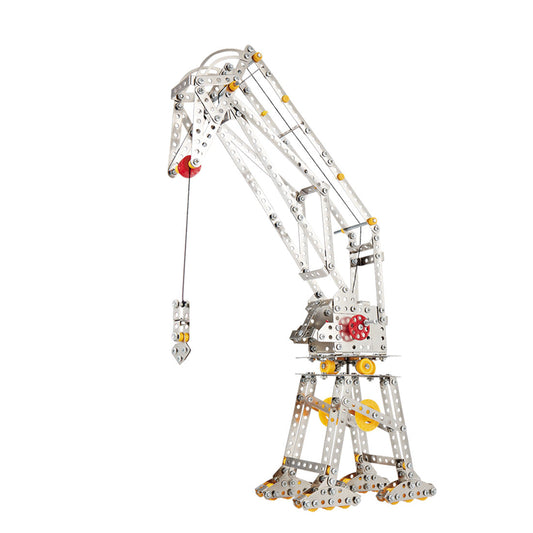 523Pcs STEAM Tower Crane Model Set 3D Metal Model Builing Kit