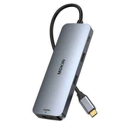 MOKiN 8 IN 1 USB-C Video Docking Station Dual Monitor