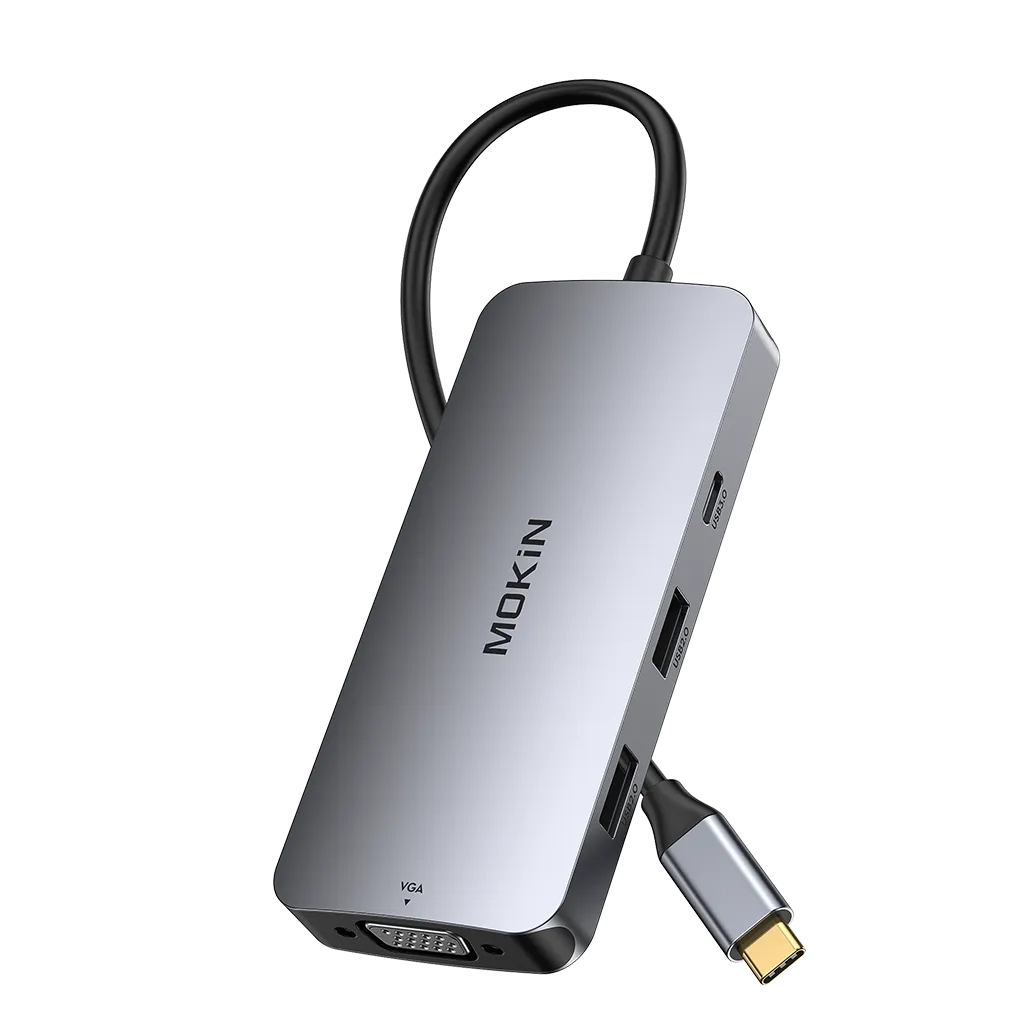 MOKiN 7 IN 1 USB-C Docking Station Dual Monitor