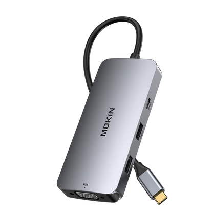 MOKiN 7 IN 1 USB-C Docking Station Dual Monitor