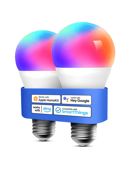 مصباح LED ذكي من Meross Pro، MSL120HK، عبوة من قطعتين (قاعدة E26/E27)