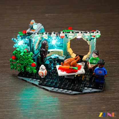 Kit de iluminación para el diorama navideño LEGO Millennium Falcon n.° 40658