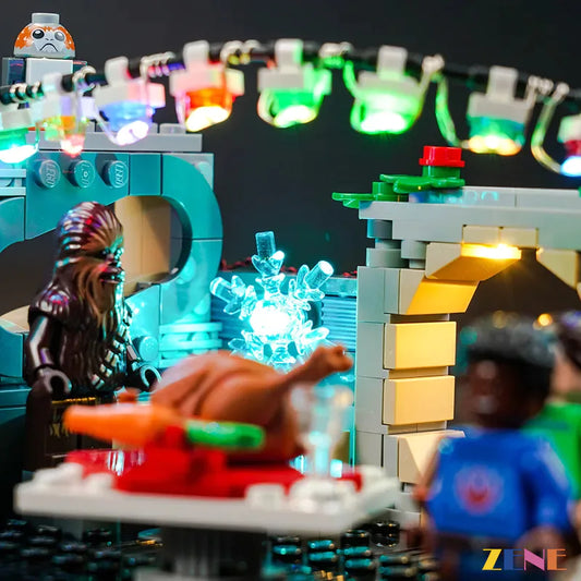 Kit de iluminación para el diorama navideño LEGO Millennium Falcon n.° 40658