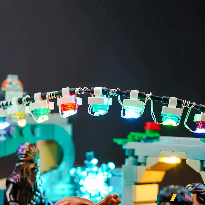 Kit de iluminación para el diorama navideño LEGO Millennium Falcon n.° 40658