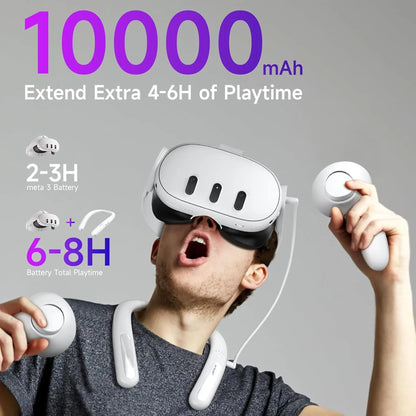 Wearable Neck Battery Pack for Meta Quest 3