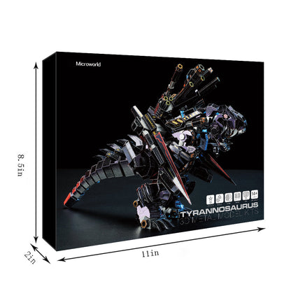 318 PCS Stainless Steel Alloy DIY Tyrannosaurus Rex Model Kit