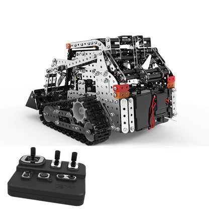 3D alloy crawler forklift remote control vehicle assembled scientific and educational engineering vehicle model