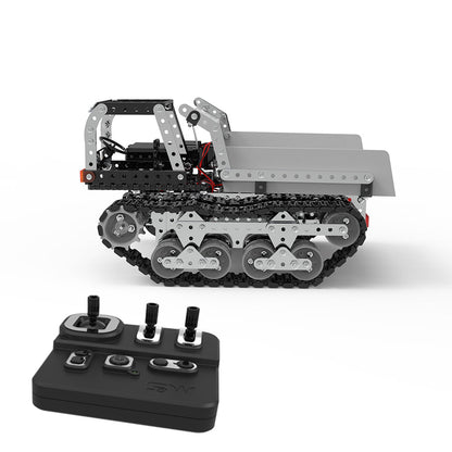3D metal crawler dumper remote control toy car adult assembled building blocks science and education engineering vehicle model