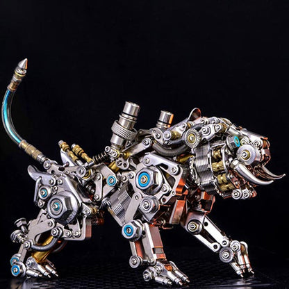 Kits de modelos de ensamblaje de metal 3D de tigre de Bengala, más de 700 piezas, crea una serie de animales
