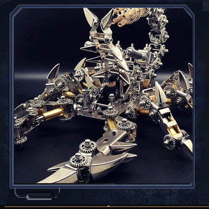 Modelo de rompecabezas de escorpión de guerra mecánico 3D para ensamblar por ti mismo