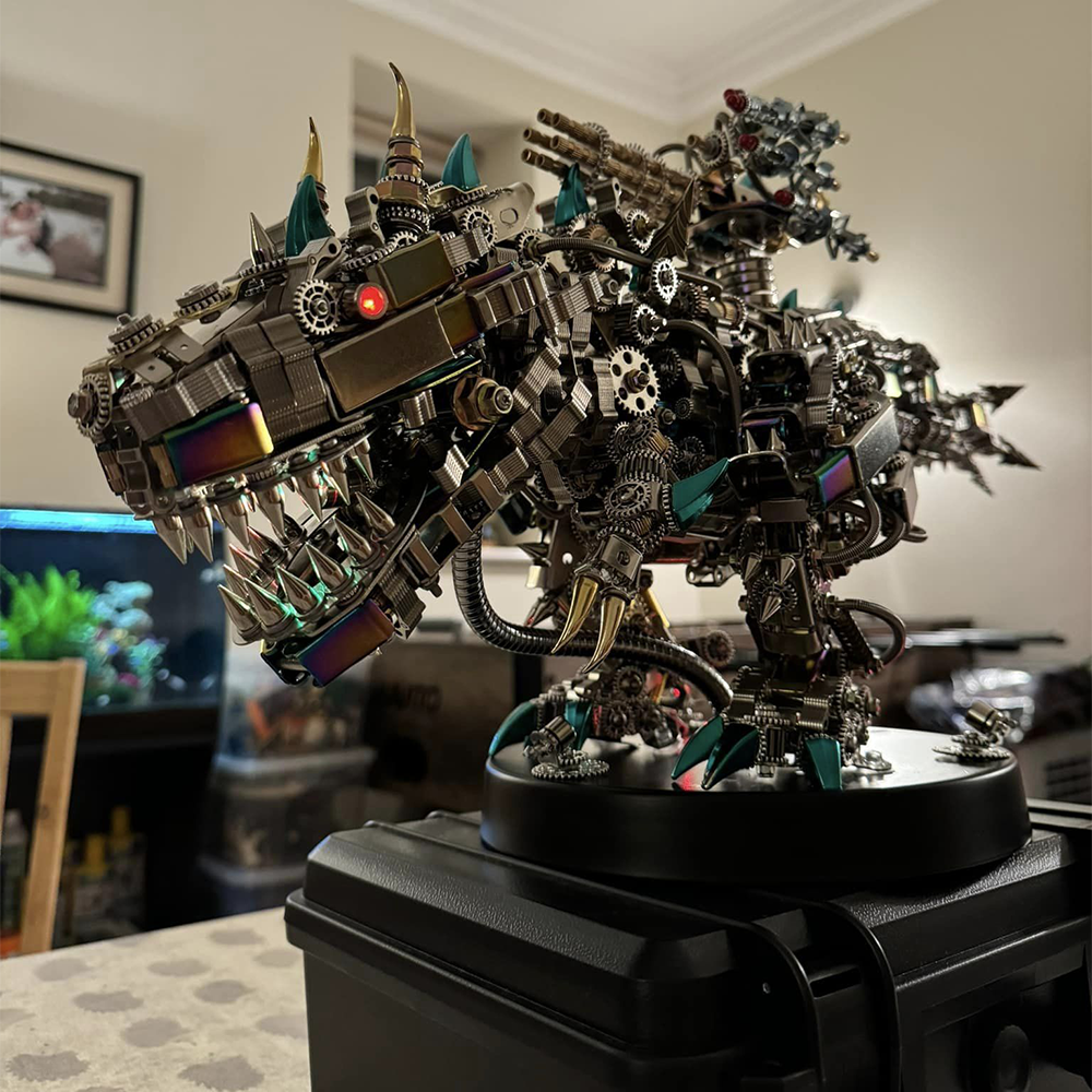 1350PCS+ Difficult Model Kits 3D Mechanical Tyrannosaurus Rex Model Kit Big Dinosaur