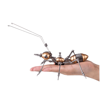 Kit de rompecabezas mecánico 3D de metal de hormigas, modelo colorido