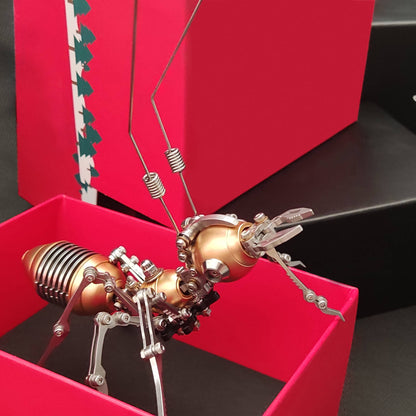 Kit de rompecabezas mecánico 3D de metal de hormigas, modelo colorido