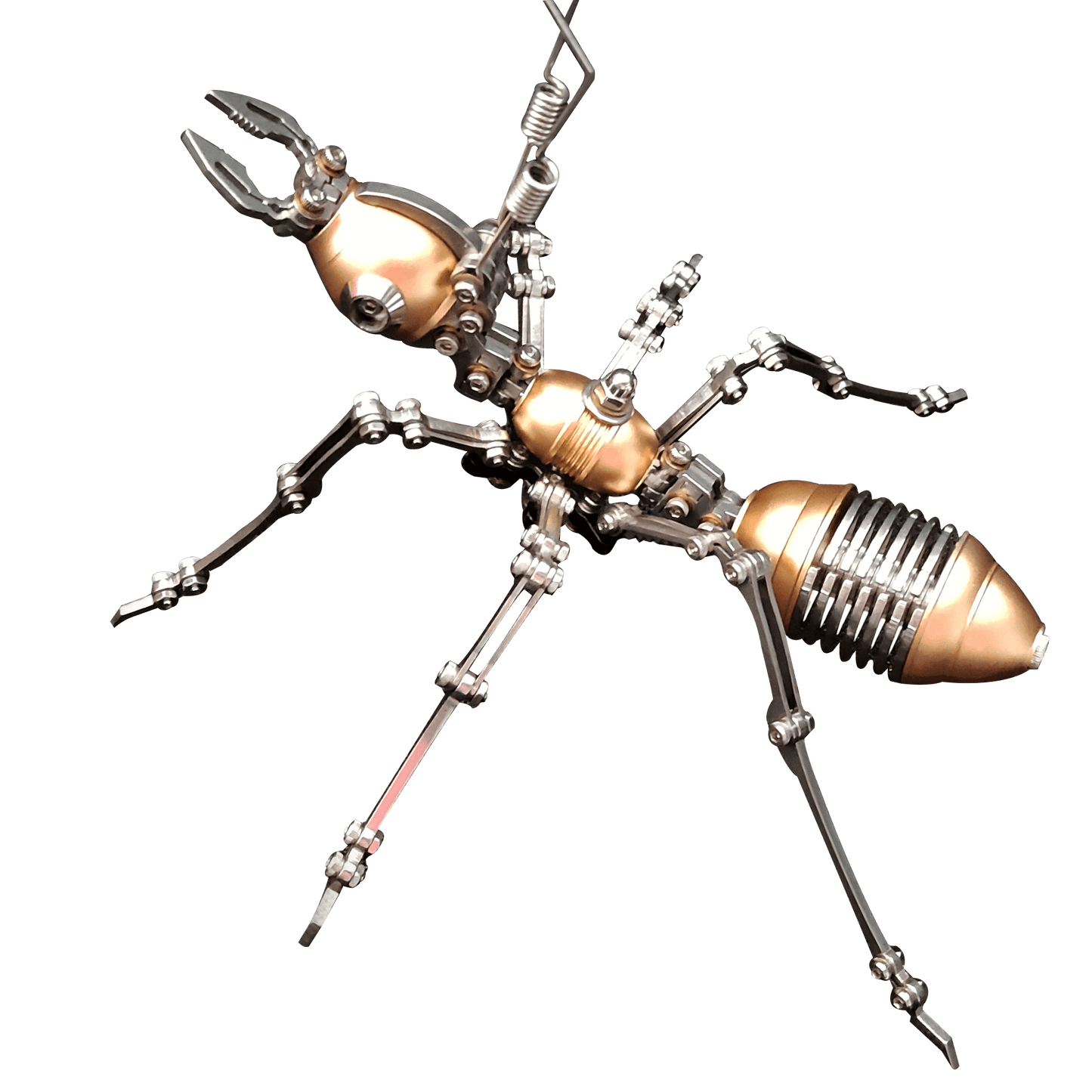 Kit de rompecabezas mecánico 3D de metal de hormigas, modelo colorido