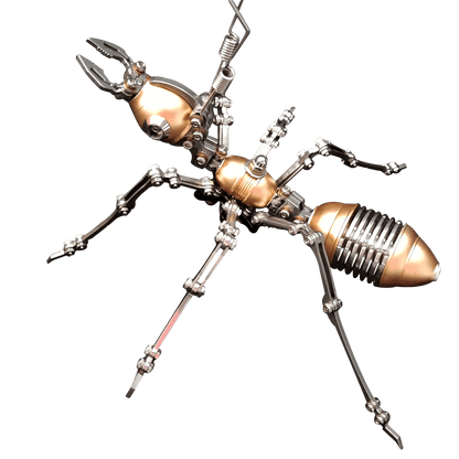Kit de rompecabezas mecánico 3D de metal de hormigas, modelo colorido