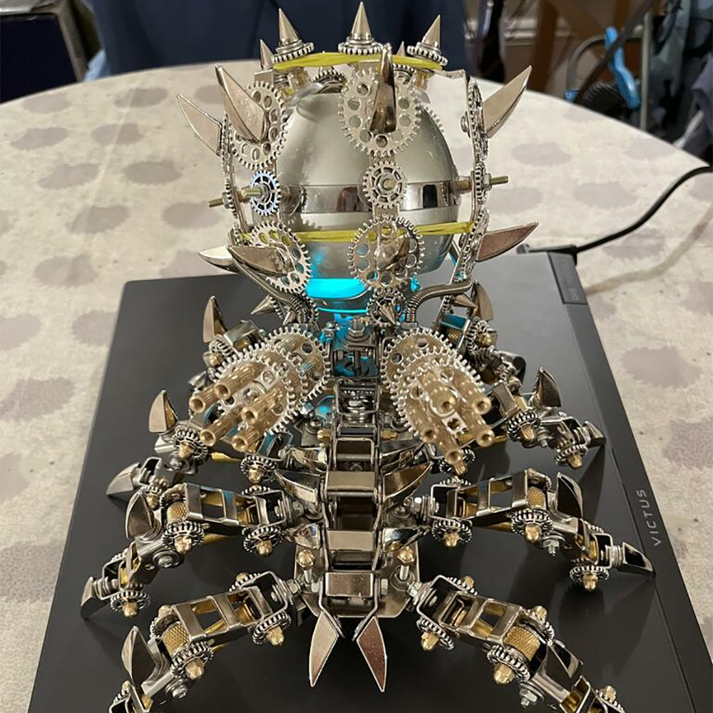Kit de rompecabezas 3D de tarántula y escorpión mecánico 2 en 1 con altavoz Bluetooth