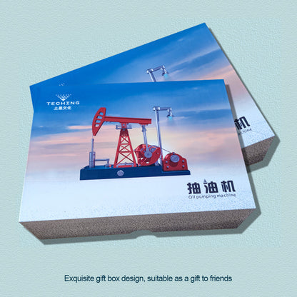 Construye un Pumpjack que funciona Kit de construcción de modelo de unidad de bombeo 3D de 219 piezas