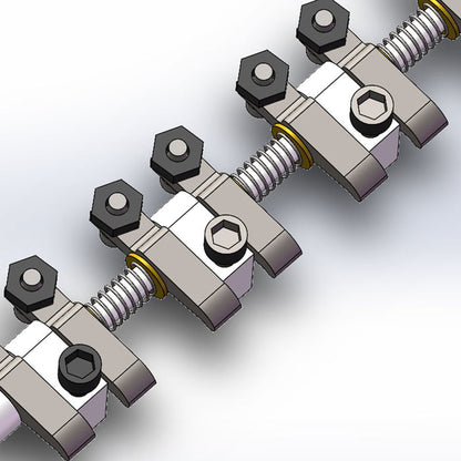Maqueta de motor de gasolina CISON L4-175 de 4 cilindros y 4 tiempos, 8000 rpm
