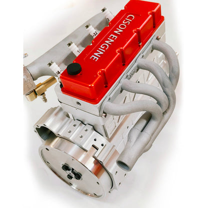 Maqueta de motor de gasolina CISON L4-175 de 4 cilindros y 4 tiempos, 8000 rpm