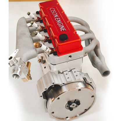 Maqueta de motor de gasolina CISON L4-175 de 4 cilindros y 4 tiempos, 8000 rpm