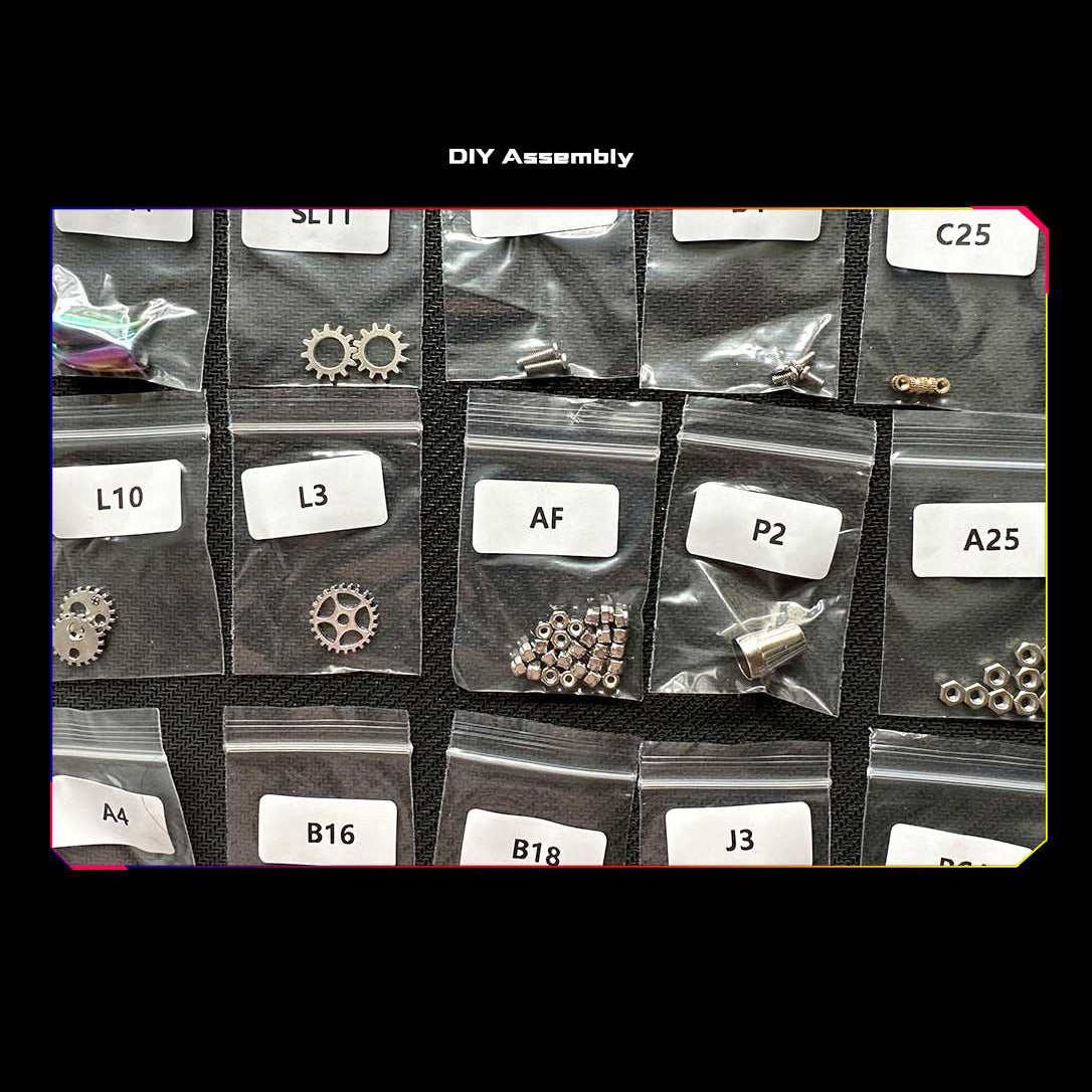 Kit de rompecabezas de metal 3D de Cyberpunk Diving Ape con base