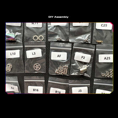 Kit de rompecabezas de metal 3D de Cyberpunk Diving Ape con base