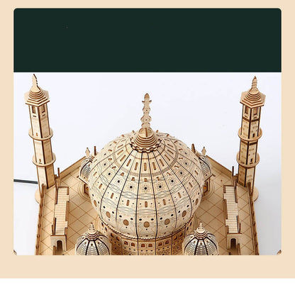 Kit de rompecabezas de madera 3D de castillo para armar uno mismo, ideal para regalar en Navidad. 