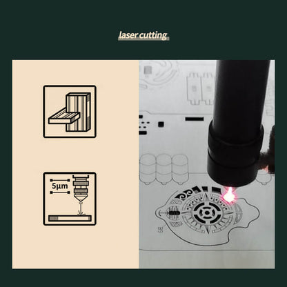 Kit de rompecabezas de madera 3D de castillo para armar uno mismo, ideal para regalar en Navidad. 