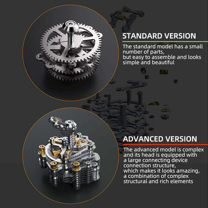 Kit de rompecabezas de metal para armar un escarabajo grande Dynastes, modelo de insecto.