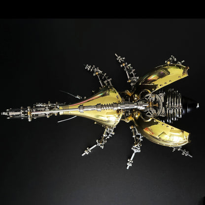 Kit de rompecabezas de metal para armar un escarabajo grande Dynastes, modelo de insecto.