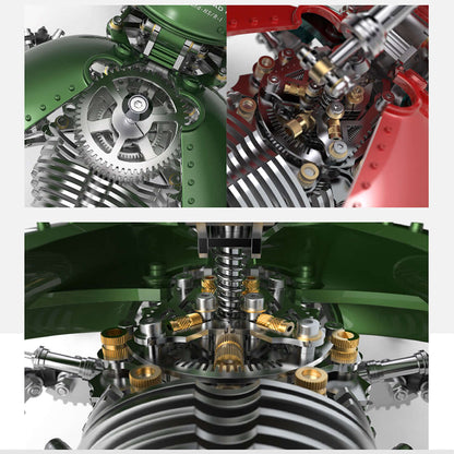 Kit de rompecabezas de metal para armar un escarabajo grande Dynastes, modelo de insecto.