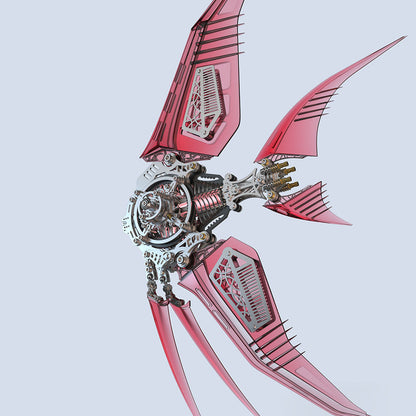 Rompecabezas de metal 3D de pez ángel mecánico, modelo de vida marina 
