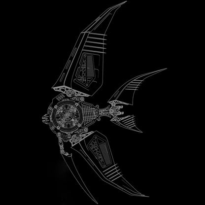 Rompecabezas de metal 3D de pez ángel mecánico, modelo de vida marina 