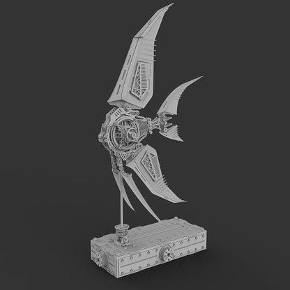 Rompecabezas de metal 3D de pez ángel mecánico, modelo de vida marina 
