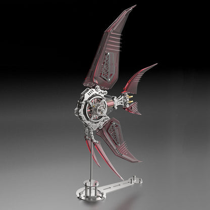 Rompecabezas de metal 3D de pez ángel mecánico, modelo de vida marina 