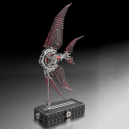 Rompecabezas de metal 3D de pez ángel mecánico, modelo de vida marina 