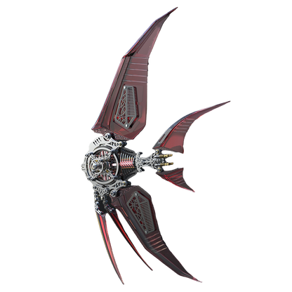 Rompecabezas de metal 3D de pez ángel mecánico, modelo de vida marina 